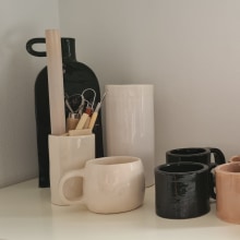 Mi Proyecto del curso: Creación de tu primer jarrón en cerámica. Accessor, Design, Arts, Crafts, and Ceramics project by aldana_t95 - 09.30.2021