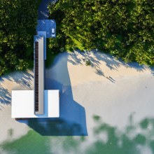Floating Beach House. Un proyecto de Arquitectura e Ilustración arquitectónica de Ehab Alhariri - 30.09.2021