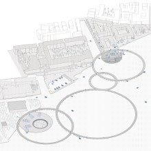 Circle Waves. Un proyecto de Diseño, Ilustración tradicional, Arquitectura e Ilustración arquitectónica de PAKKA - 30.09.2021