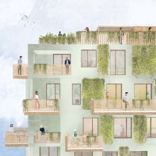 Green Dream. Un proyecto de Ilustración tradicional, Arquitectura e Ilustración arquitectónica de PAKKA - 30.09.2021
