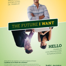 Gráficas That's English! - The Future I Want.. Un proyecto de Publicidad, Br, ing e Identidad, Consultoría creativa, Cop y writing de Camilo Santa Cruz - 09.10.2021