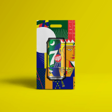 7up Celebrating Egypt. Un proyecto de Diseño, Ilustración tradicional, Publicidad, Br, ing e Identidad, Diseño gráfico y Packaging de Ghada Wali - 10.10.2021