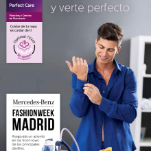 Campaña Perfect Care de Philips - Gráficas Hombre y Mujer. Ein Projekt aus dem Bereich Werbung, Br, ing und Identität, Cop und writing von Camilo Santa Cruz - 11.10.2021