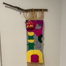 My project in Contemporary Tapestry Weaving course. Artesanato, Interiores, e Tecido projeto de Lauren Schauf - 13.10.2021