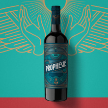 Prophesie - Stellenbosch Valley 🇿🇦🍷. Design, Traditional illustration, Art Direction, Br, ing, Identit, Graphic Design, Packaging, T, pograph, Naming, Lettering, Drawing, and Concept Art project by Emi Renzi - 10.14.2021