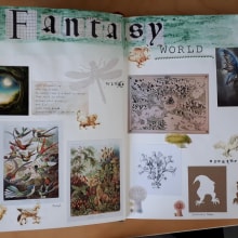 My project in Inside a Creative Notebook: Walking through a fantasy world. Traditional illustration, Sketching, Creativit, Drawing, Watercolor Painting, Children's Illustration, Sketchbook, and Gouache Painting project by marieke - 10.15.2021