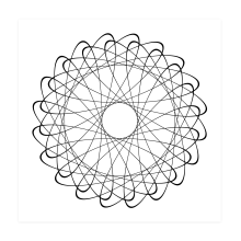 Spirograph. Motion Graphics, Multimedia, and JavaScript project by galor_nimrod - 10.16.2021