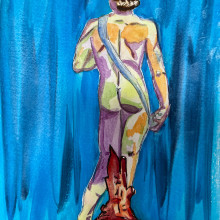 Mi Proyecto del curso: Figura humana en acuarela. Un proyecto de Ilustración tradicional, Bellas Artes, Pintura, Pintura a la acuarela, Dibujo realista y Dibujo anatómico de Maria GrinnAis - 16.10.2021