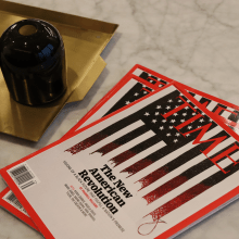 TIME Magazine: The New American Revolution Cover. Projekt z dziedziny  Sztuki piękne,  Haft i  Tkactwo użytkownika Nneka Jones - 06.08.2020
