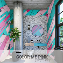 Color Me Pink-My project in Photorealism for Interior Spaces with Lumion course. Un proyecto de Arquitectura, Modelado 3D, Arquitectura digital, Diseño 3D y Visualización arquitectónica de Mary Kappatou - 18.10.2021