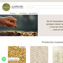 Mi Proyecto del curso: La Semilleria Mercado Saludable. IT, Marketing, Web Design, Web Development, Digital Marketing, and E-commerce project by Maria Dolores Calvo - 10.12.2021