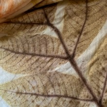 Il mio progetto del corso: Stampa botanica su tessuto e carta. Artesanato, Moda, Design de moda, Ilustração têxtil, DIY, e Tingimento têxtil projeto de Elizabeth Tagliavini - 21.10.2021