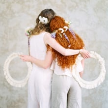 Ethereal Wedding Design for GATHER Events. Fashion Design, and Macramé project by Emily Katz - 10.22.2021
