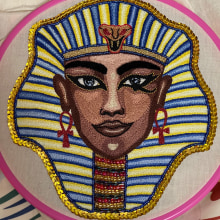 Mi Proyecto del curso: Introducción al bordado con aguja mágica. Embroider, Textile Illustration, and Punch Needle project by Paulina Celedon - 10.24.2021