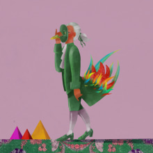 Mozart - Die Zauberflöte - Papageno. . Traditional illustration, Collage, Digital Illustration, and Digital Painting project by Gianluca Manna - 10.24.2021