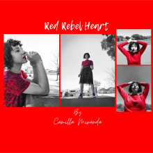 Introduction to fashion styling: Red Rebel Heart. Moda, Produção audiovisual, Design de moda, e Fotografia de moda projeto de Camilla Miranda - 29.09.2021