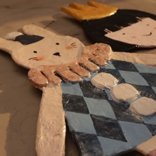 Mi Proyecto del curso: Papel maché para principiantes: esculpe un personaje colorido. Design de personagens, Design de brinquedos, To, e Art projeto de Tere Notta - 26.10.2021