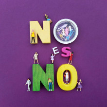 No es No. Un proyecto de Diseño, Publicidad, Fotografía y Diseño de carteles de ZORZAL - 27.10.2021
