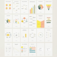Charts and Graphs Social Kit. Traditional illustration, Social Media, and Social Media Design project by Sparrow & Snow - 06.03.2020