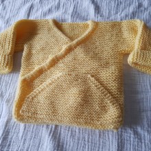 Meu projeto do curso: Tricô para roupas infantis. Un proyecto de Moda, Diseño de moda, Tejido, DIY y Crochet de Maria Leogarda Mota - 28.10.2021
