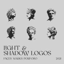 Face Logos. Een project van Traditionele illustratie,  Br, ing en identiteit y Grafisch ontwerp van David Espinosa - 09.08.2021