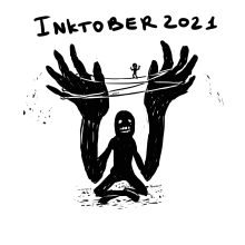 Inktober 2021. Traditional illustration project by Kateryna Teleshova - 10.25.2021