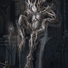Dark Souls Boss fan character concept. Un proyecto de Concept Art de Iris Iordachescu - 01.11.2021