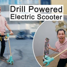 3d printed electric scooter. Un proyecto de Diseño de Alexandre Chappel - 02.11.2021