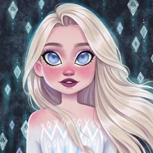 Frozen. Un proyecto de Ilustración tradicional de Ana Ilustra - 04.11.2021