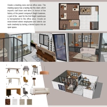 New office interior plan project. Interior Architecture project by Kana Yamane - 05.03.2021