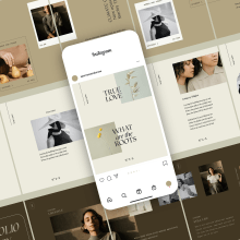Sage Step by Step Carousel Templates. Design, Photograph, Social Media, and Social Media Design project by Sparrow & Snow - 09.20.2020