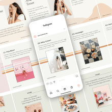 Step by Step Carousel for Canva. Design, Traditional illustration, Photograph, UX / UI, Social Media, and Social Media Design project by Sparrow & Snow - 04.30.2020