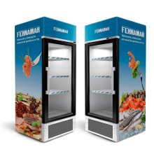 Fernamar - Diseño para rotulación cámaras frigoríficas. Design gráfico, e Retoque fotográfico projeto de Pau Marques - 06.11.2021