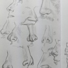 Portrait Sketchbooking: Explore the Human Face. Ilustração tradicional projeto de Sue Orchison - 06.11.2021