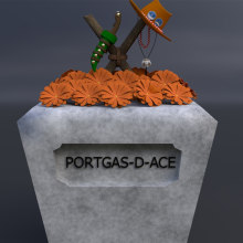 Portgas D Ace Tomb. Un proyecto de 3D y Modelado 3D de José Javier Ramírez Tornero - 19.12.2018