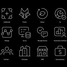 HP Services Icons - Proposal. Design gráfico, e Design de ícones projeto de Hermes Mazali - 09.11.2021