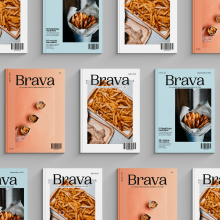 Proyecto editorial - Revista Brava. Un proyecto de Diseño editorial y Diseño gráfico de Maider Fernández - 12.11.2021