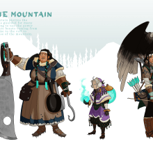 Eyes of the Mountain. Un proyecto de Diseño de personajes y Concept Art de Micah Bianco - 13.11.2021