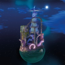 A portal to the lighthouse. Un proyecto de Arquitectura, Modelado 3D y Concept Art de _jokond - 13.11.2021