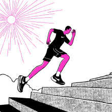 Give Your Runs Some Muscle · GIFs. Un progetto di Illustrazione tradizionale e Animazione 2D di Martín Tognola - 01.06.2021