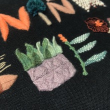 My project in Introduction to Raised Embroidery course. Embroider, and Textile Illustration project by bruce.mkb - 11.19.2021