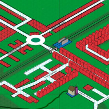 My project in Isometric Map Illustration: Capture a City's Vibrancy course - Old Malden, Kingston-on-Thames. Traditional illustration, Infographics, Drawing, Digital Illustration, Artistic Drawing, and Digital Painting project by David Horgan - 11.19.2021