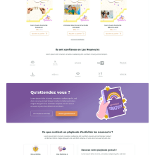 Lesnounourss - seller of activity playbooks for children - web design . Design, Installations, UX / UI, Web Design, and Web Development project by Ny Haga Ratsiriharison - 12.19.2021