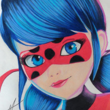 Ladybug. Traditional illustration, Pencil Drawing, Drawing, Portrait Drawing, and Realistic Drawing project by murillo rocha coitinho - 08.07.2021
