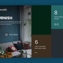 Color combinations for a Furniture Site landing page. Un proyecto de Diseño, UX / UI, Diseño gráfico, Diseño Web, Diseño mobile, Diseño digital y Teoría del color de Pragathesh Ravi - 28.05.2021