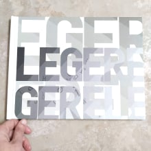 Catálogo exposición "Legere". Design editorial projeto de meryanrivers - 16.11.2020