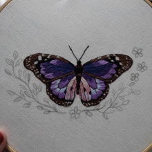 Meu projeto do curso: Técnicas de bordado realista. Traditional illustration, Embroider, and Textile Illustration project by Keisy Rodrigues - 11.26.2021