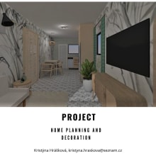 My project in Home Planning and Decoration: From the Idea to the Brochure course. Arquitetura de interiores, Design de interiores, Decoração de interiores e Interiores projeto de Kristýna Hrášková - 28.11.2021
