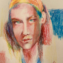 My project in Expressive Portrait Drawing with Soft Pastels course. Un proyecto de Ilustración, Bellas Artes, Dibujo, Ilustración de retrato, Dibujo de Retrato y Dibujo artístico de Partha Halder - 28.11.2021