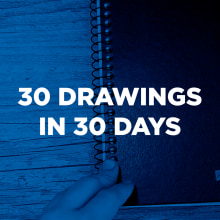 30 Drawing in 30 Days. Ilustração tradicional, Esboçado, Criatividade, Desenho, e Sketchbook projeto de Camila Simei - 25.11.2021